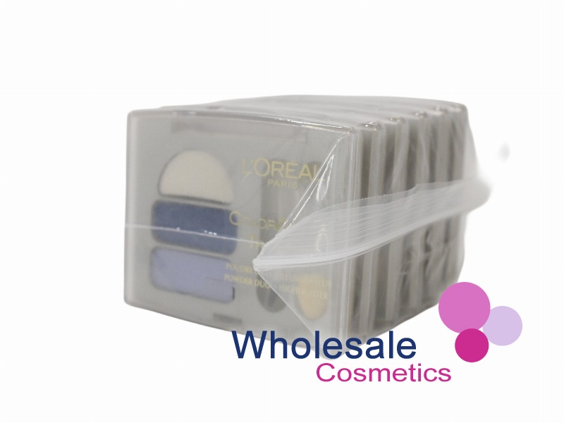 14 x L'Oreal Colour Appeal Trio Pro Eye Shadows - 301 MIDNIGHT BLUE